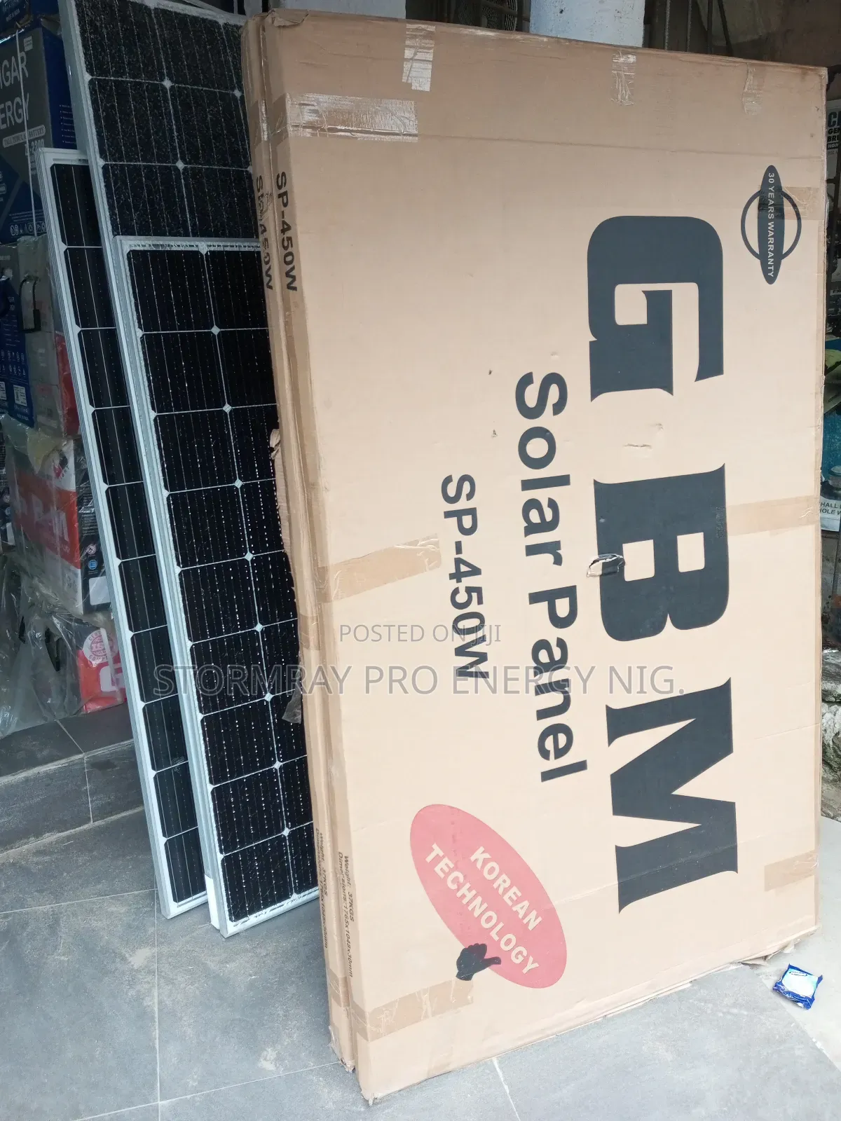 450watts GBM Solar Panels