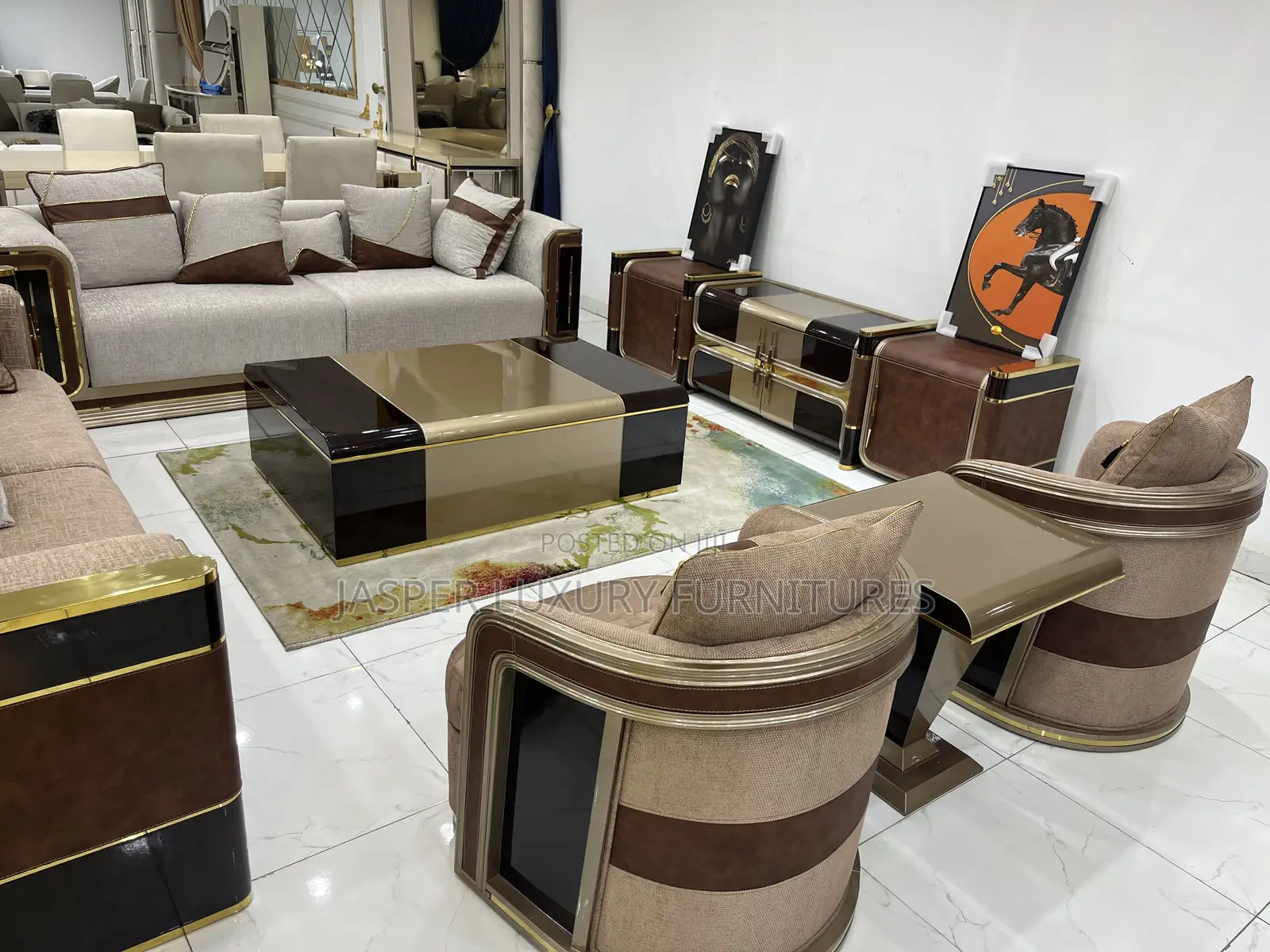 Luxury Style Contemporary Set of Turkish Sofa