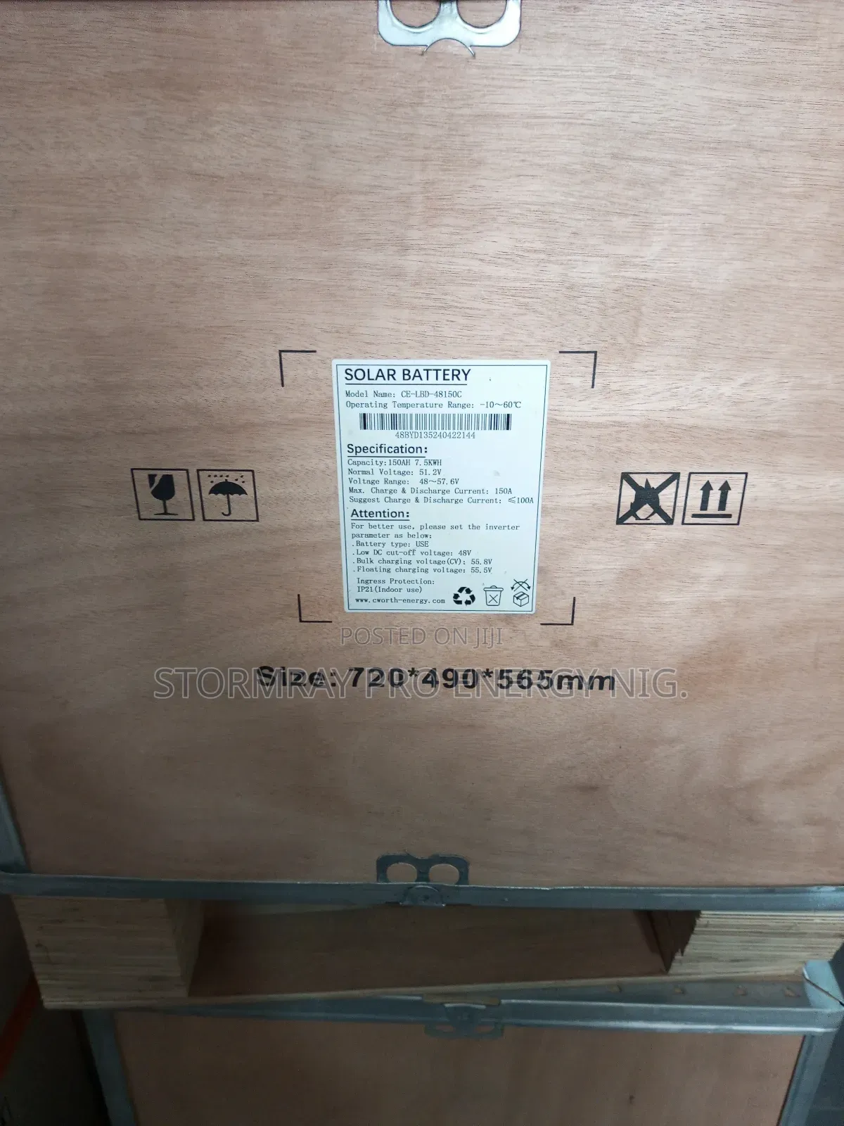 7.5kwh Cworth Lithium Batteries