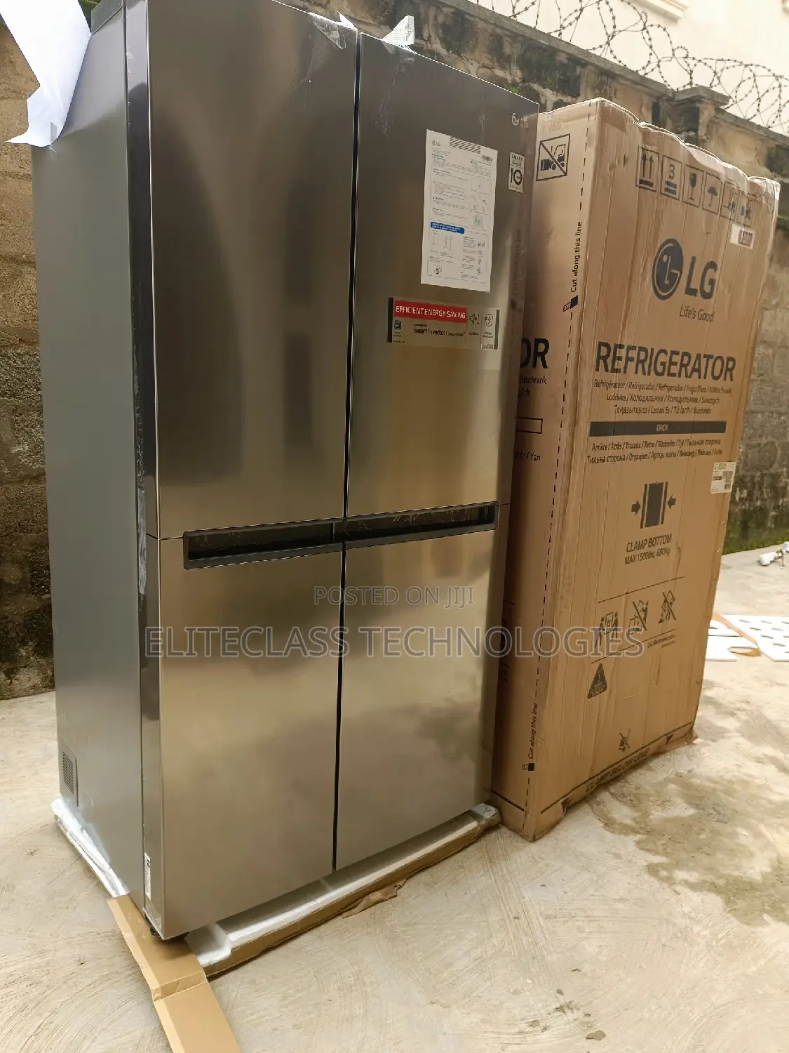 Top Quality LG 688L Side by Side Refrigerator REF257JLYL-B.