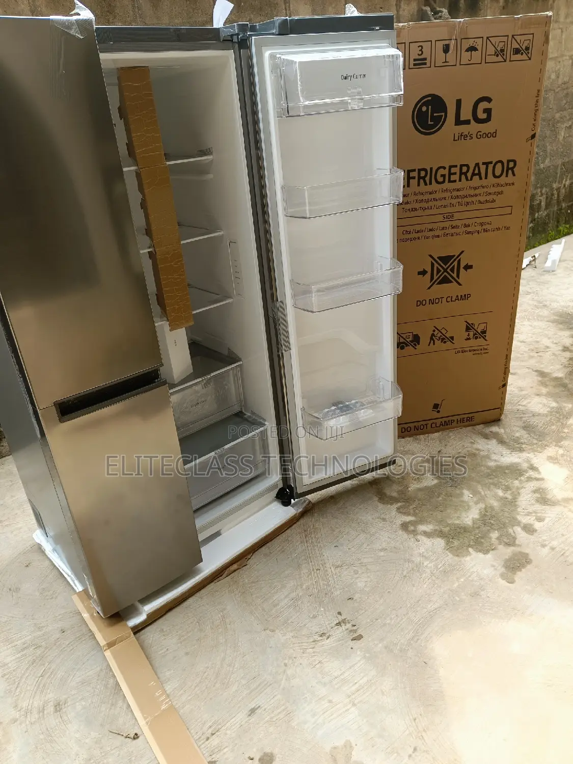 LG 688L Side by Side Refrigerator (High Quality).