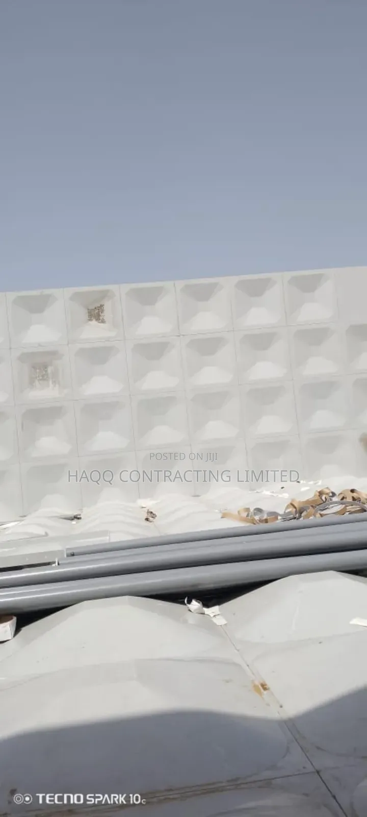 Fibreglass FRP GRP Storage Tank/Pressed Steel Braithwaite