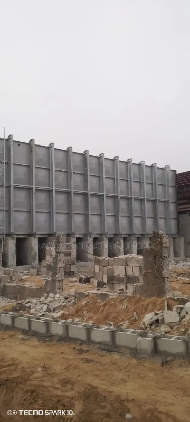 Fibreglass FRP GRP Reinforced Tanks Construction