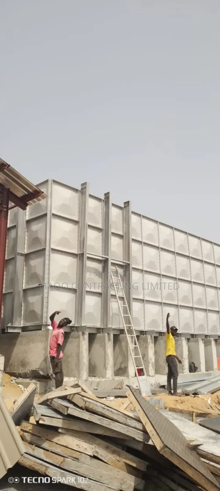 Pressed Steel Braithwaite/Fibreglass FRP GRP Construction