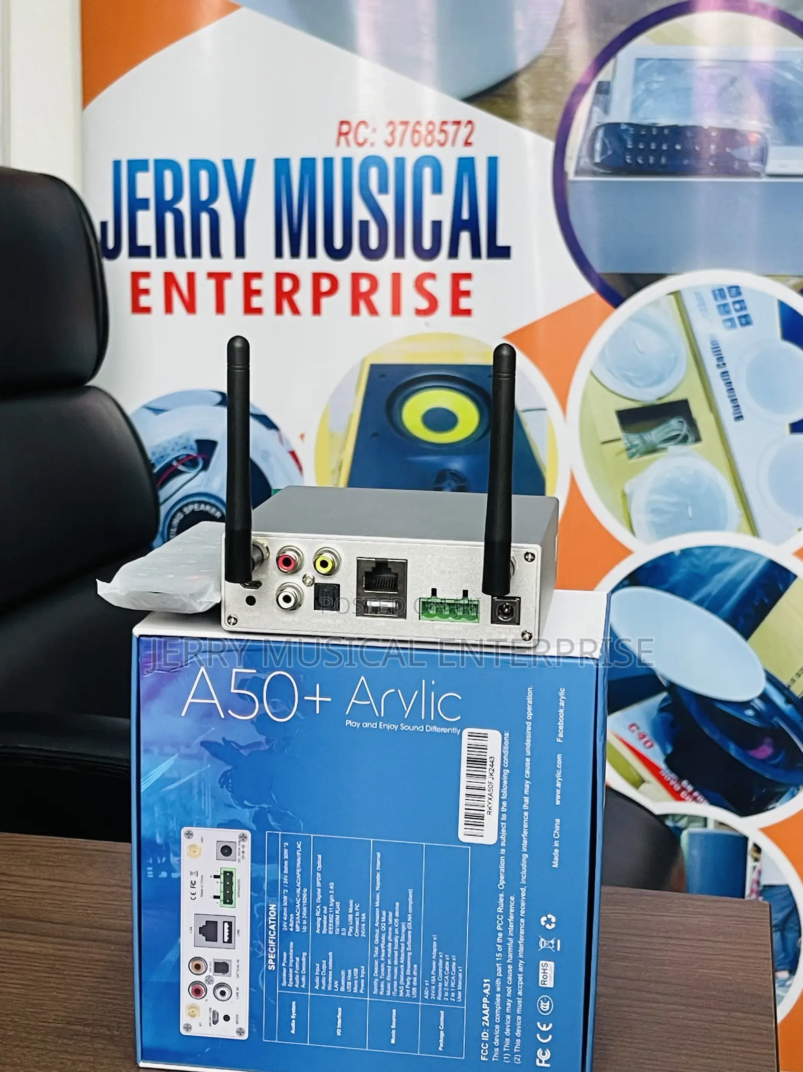 A50+ Arylic Wi-Fi/ Bluetooth Digital Amplifier