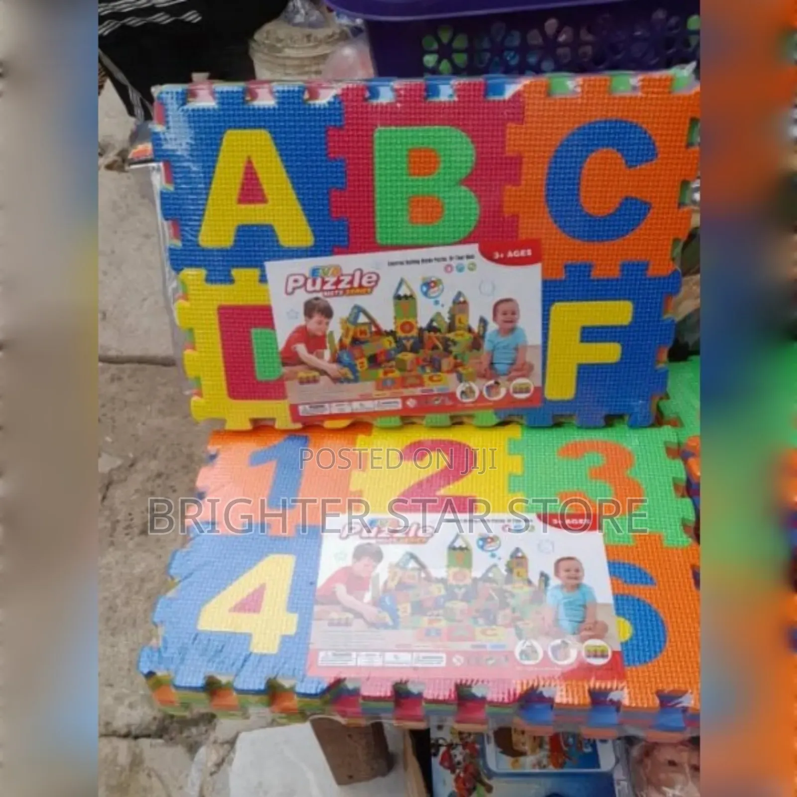 EVA Educational Baby Play Puzzle Mat Alphabets Numbers