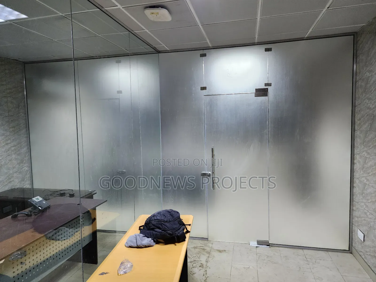 Full Frosted Office Glass Partition