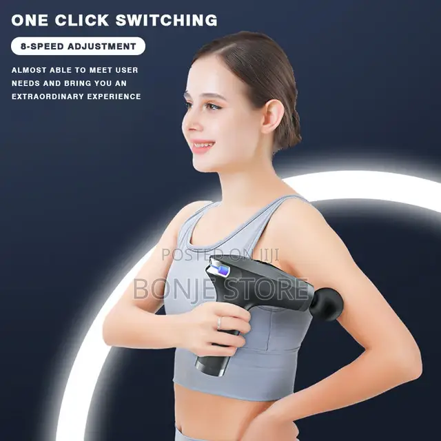 Blue Idea Electric Massage Gun Pro With 4 Replaceable Head