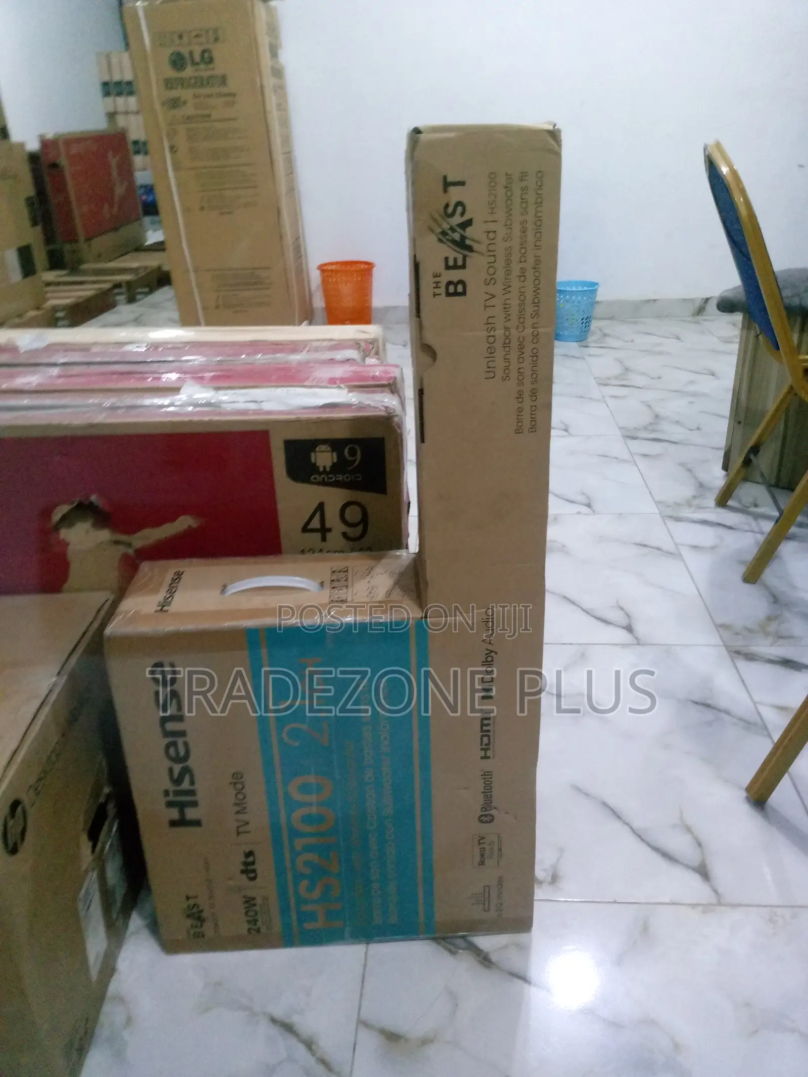 Quality Hs2100 Hisense Soundbar With Sub-Woofer