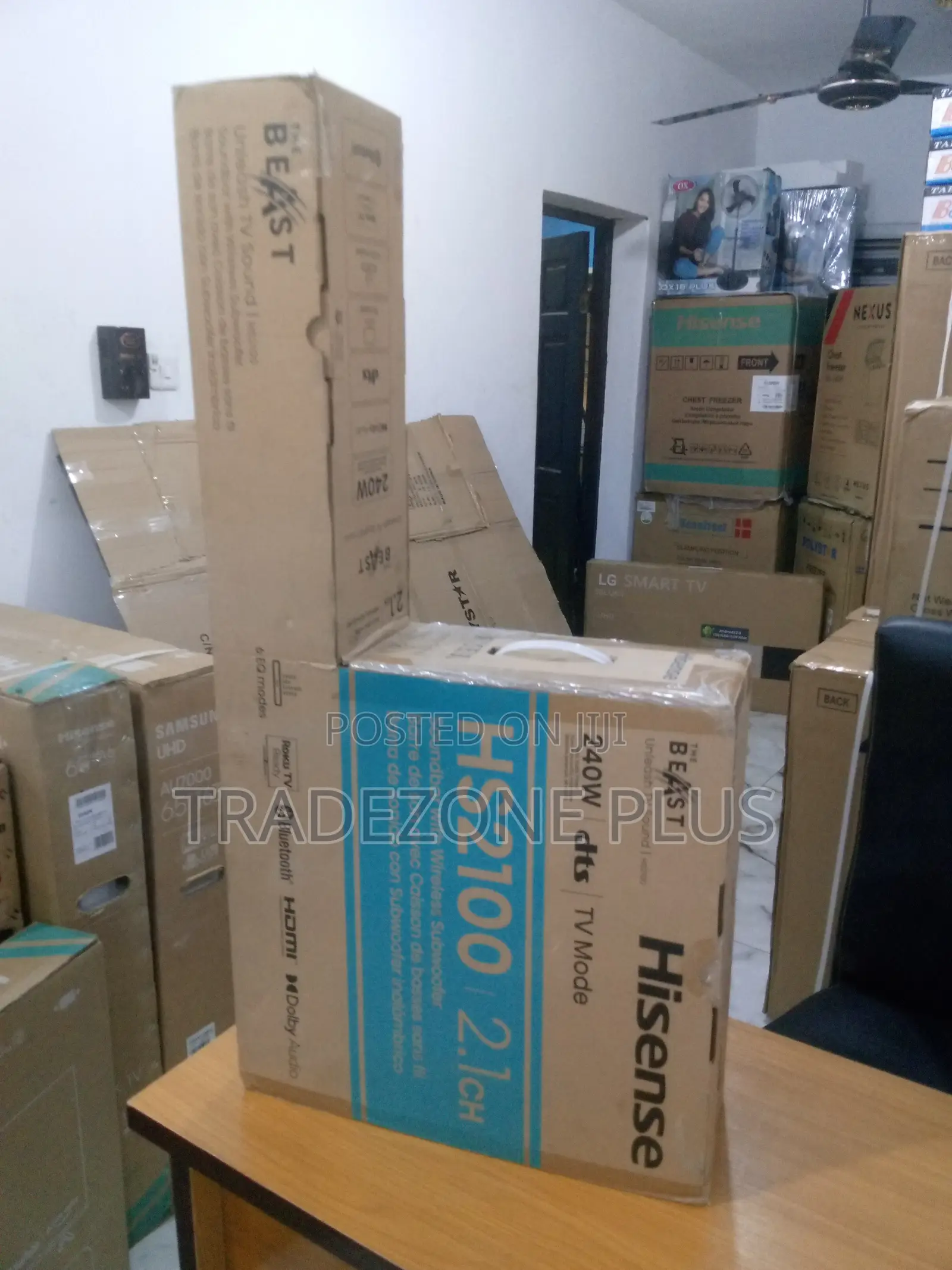 Quality Hisense Wireless Soundsystem With Sub-Woofer