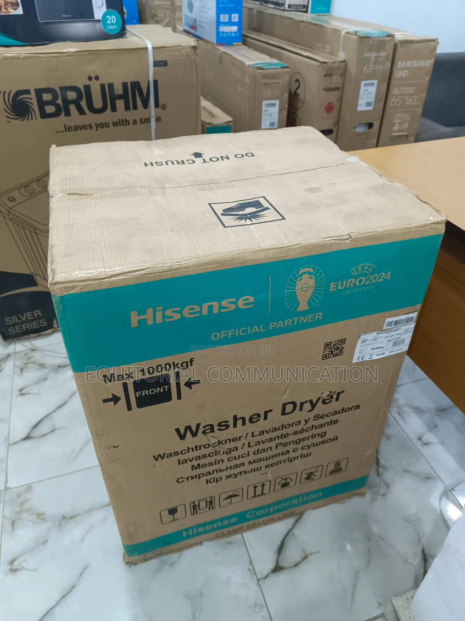 Front Loader Hisense 8kg Wash Dry Washing Machine 