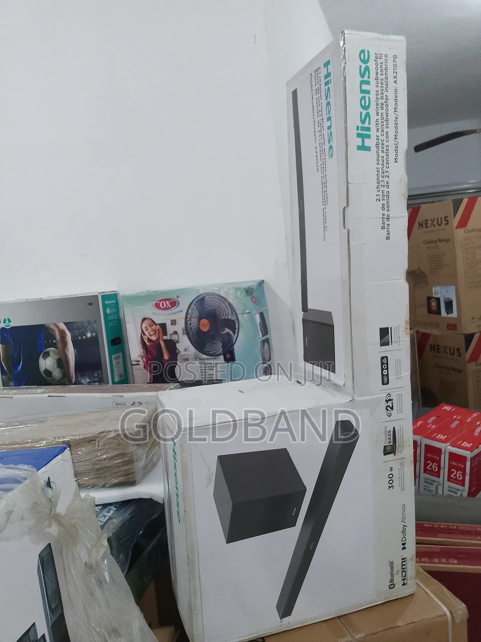 Energy-Effficient 300W Hisense Sound Bar (AUD2107G)