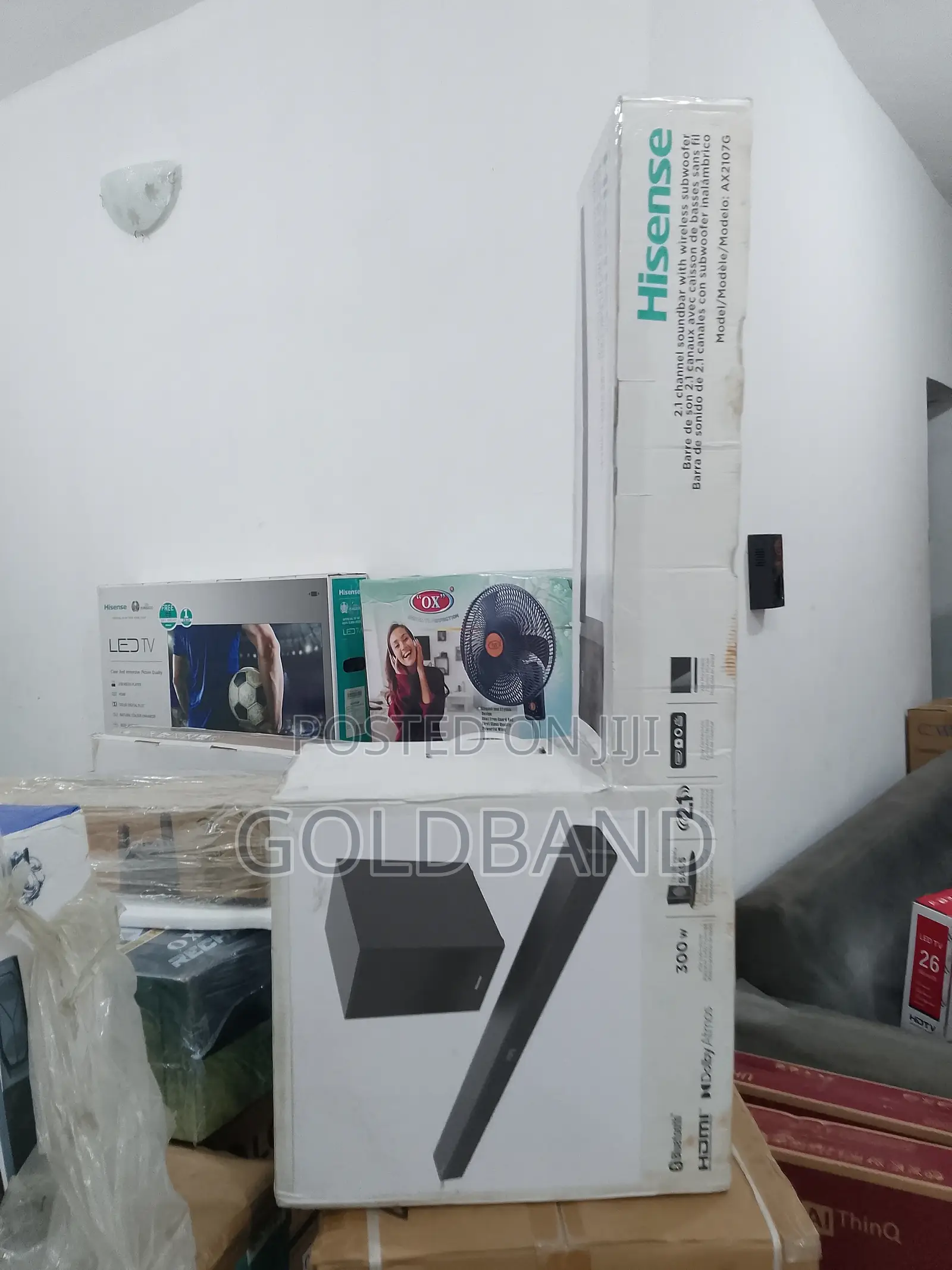 Powerful Sound Bar ( Hisense 300w AUD2107G)