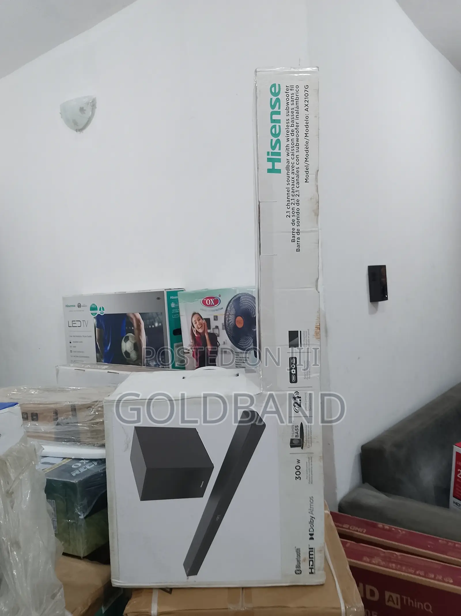 Futuristic 300w Hisense Sound Bar "AUD2107G"
