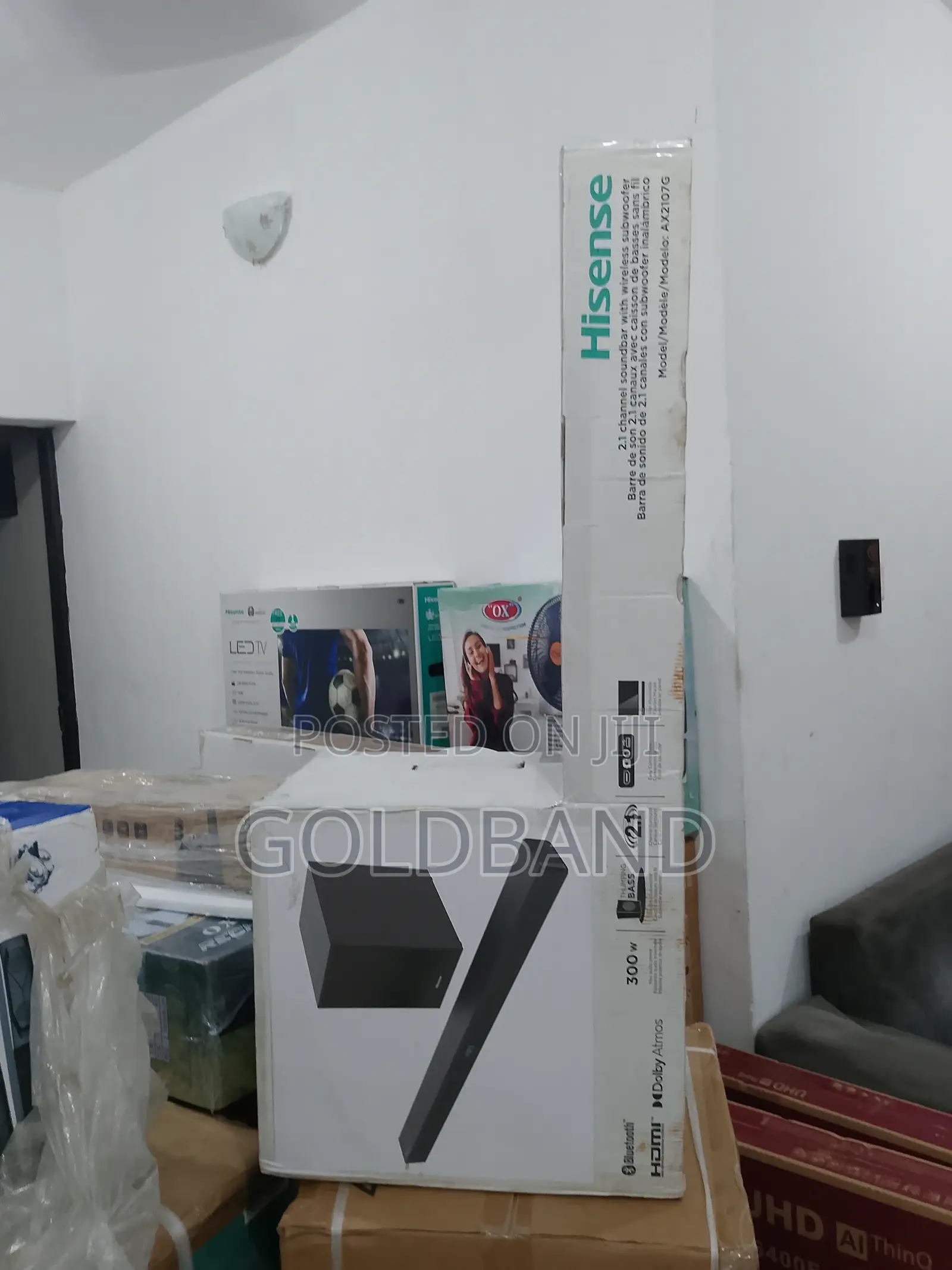 Affordable 300W Hisense Sound Bar "AUD2107G"