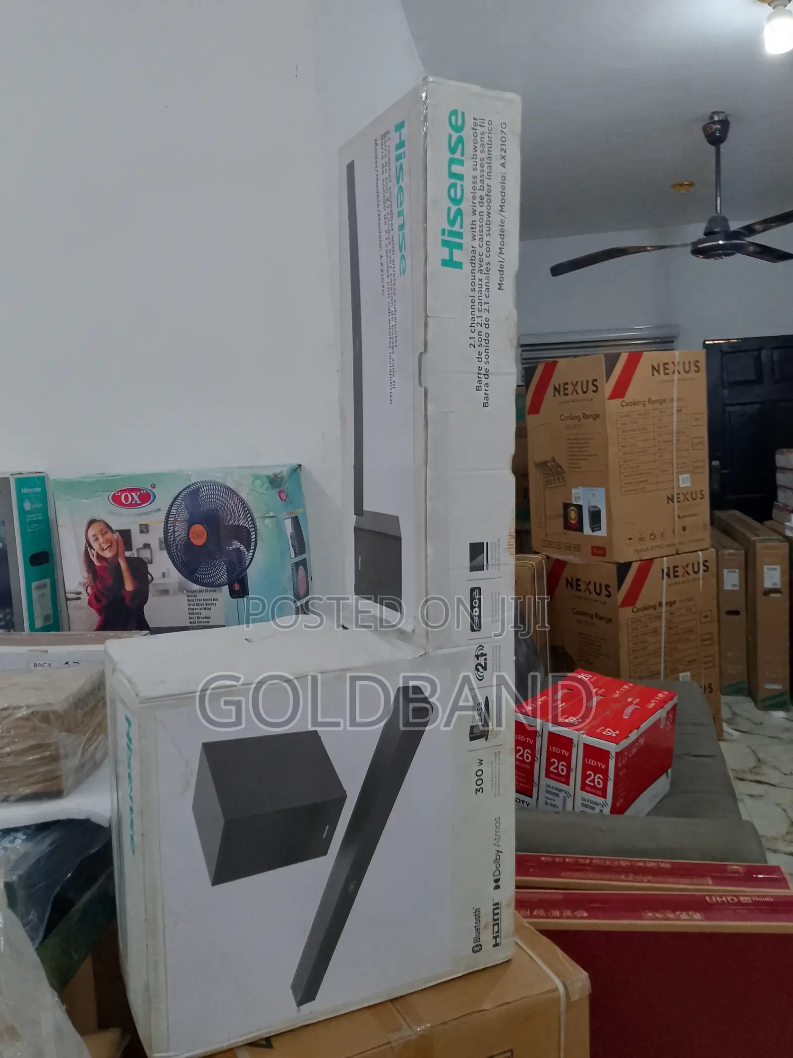 Long Lasting 300w Hisense Sound Bar (AUD2107G)