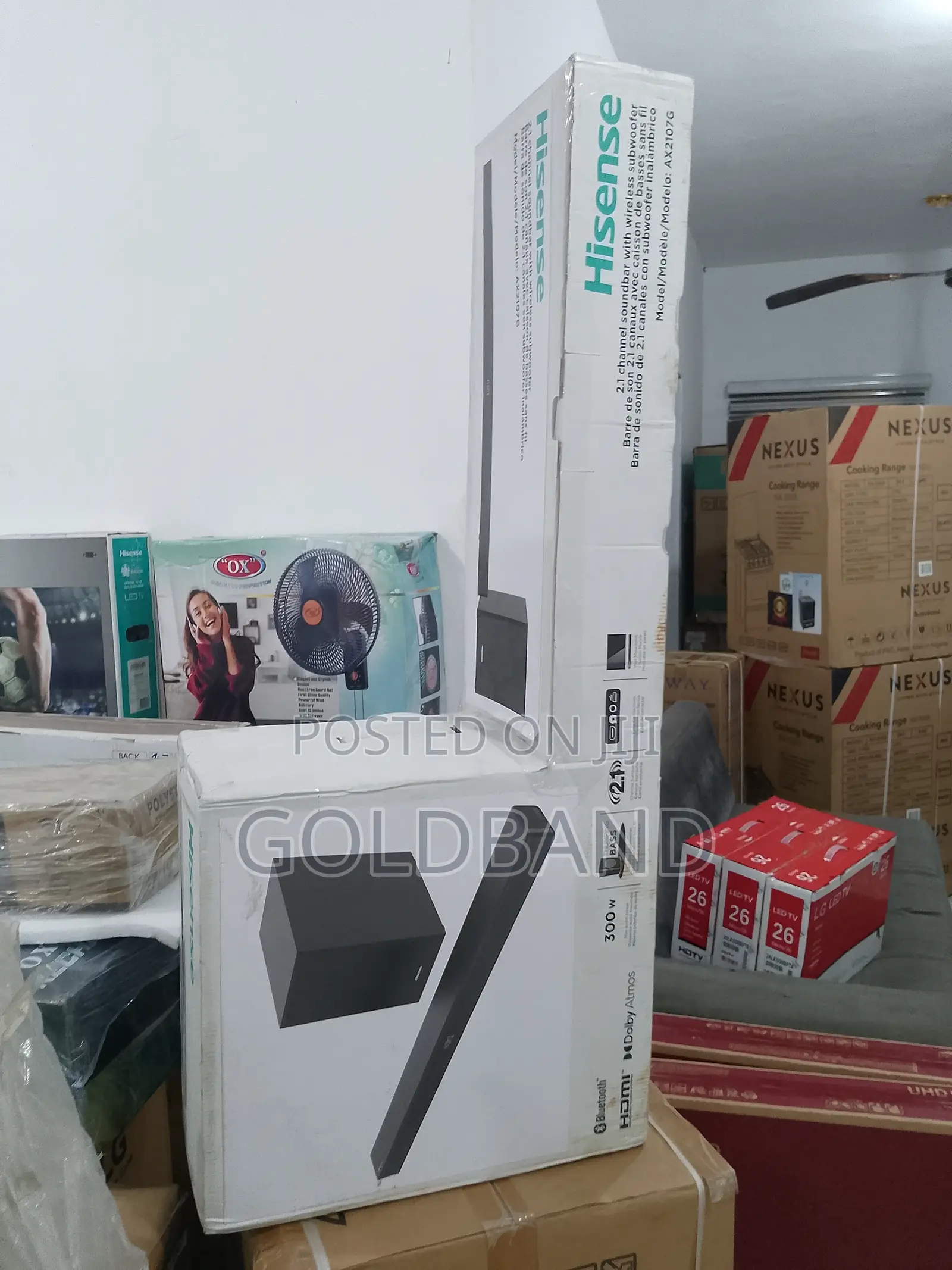 New 300W Hisense Sound Bar (AUD2107G)