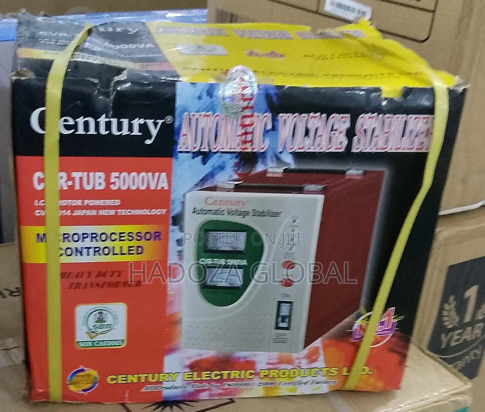 Brand New Century CVR TUB 5000VA Stabilizer