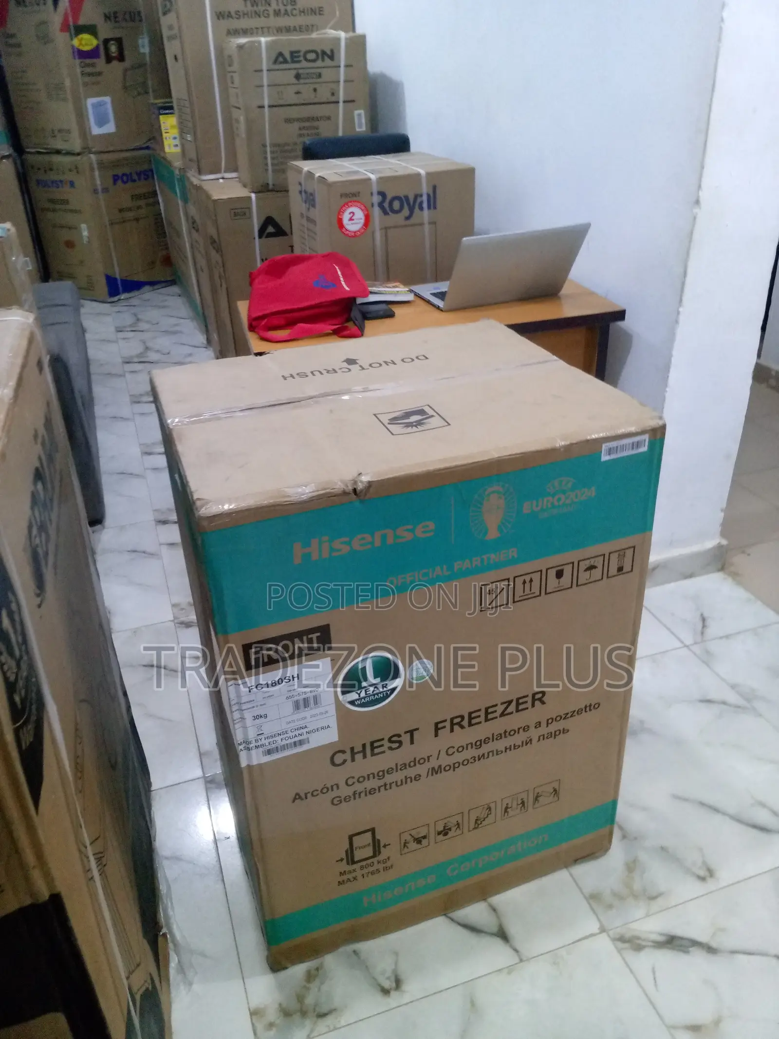 Freestanding 142ltr Hisense Chest Freezer