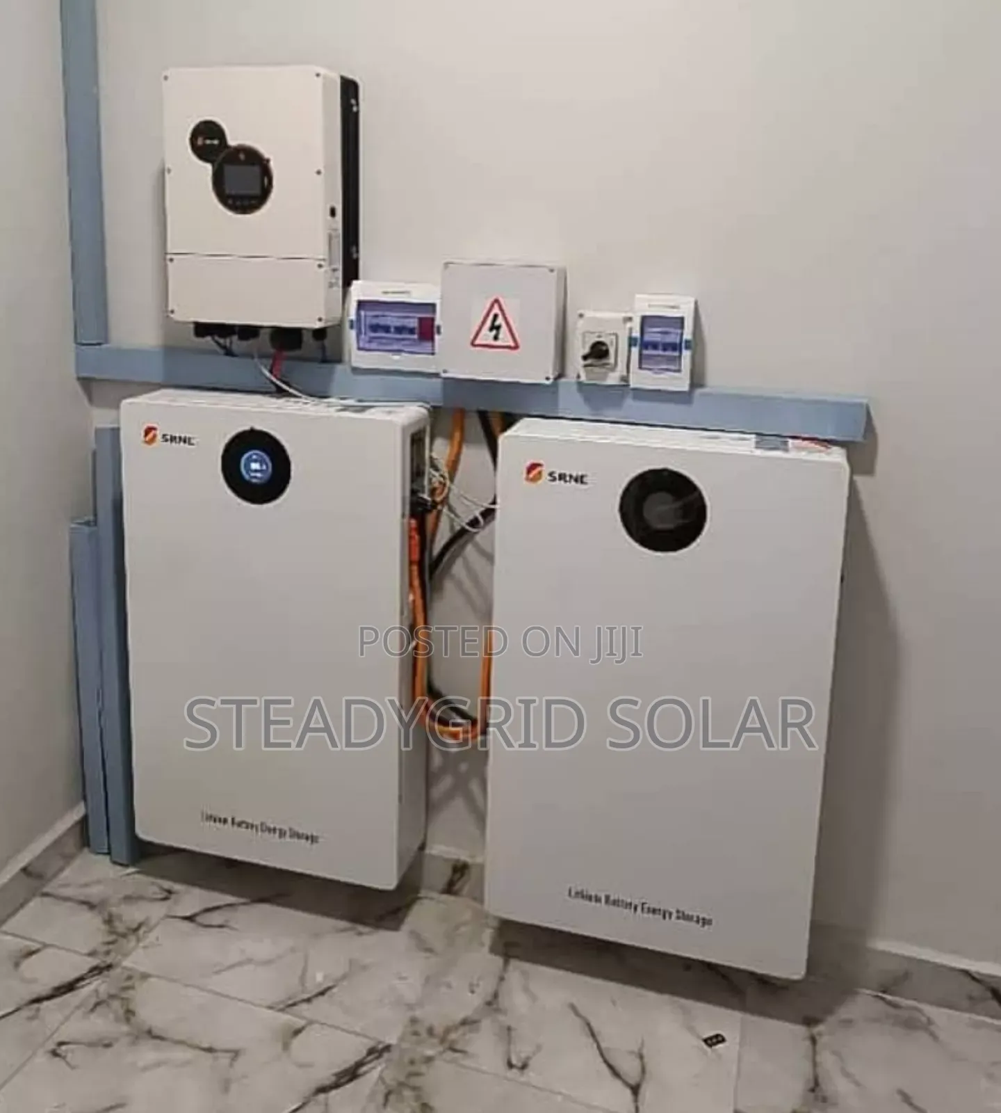Highly Efficient 10kva Inverter Setup With 20kwh SRNE LITHIU
