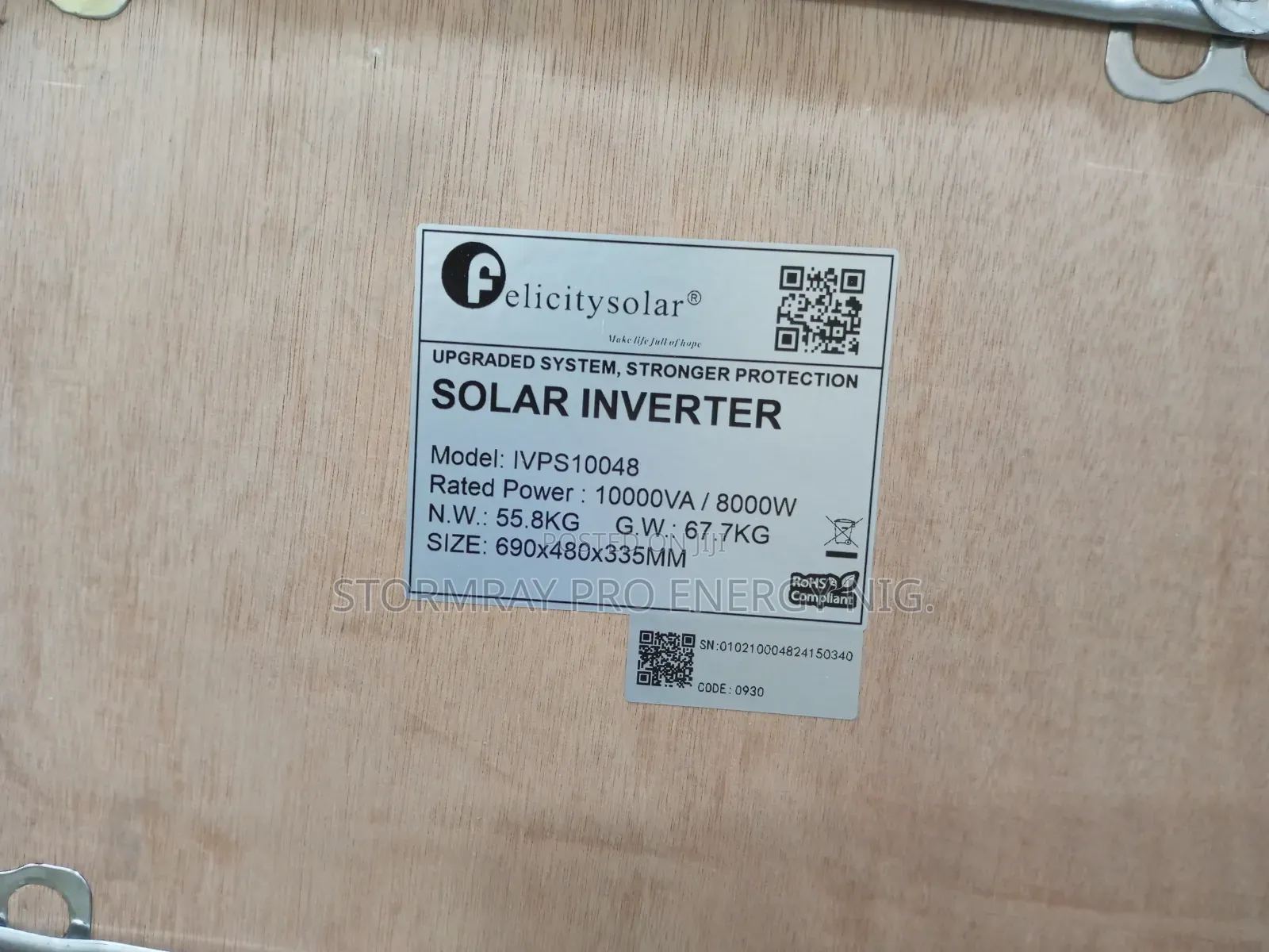 10kva Felicity Inverter