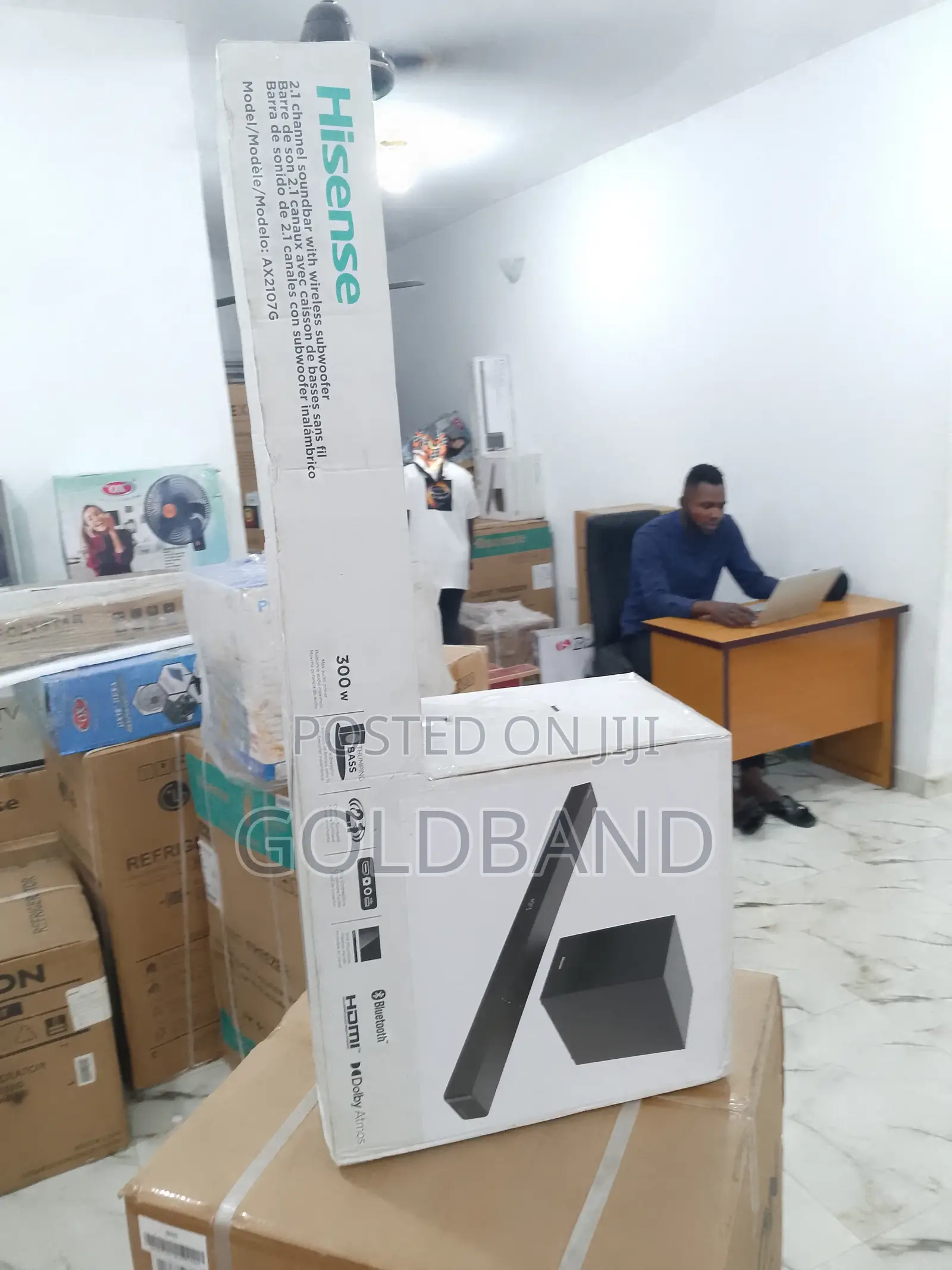 Sleek 300watt Hisense Sound Bar "AUD2107G"