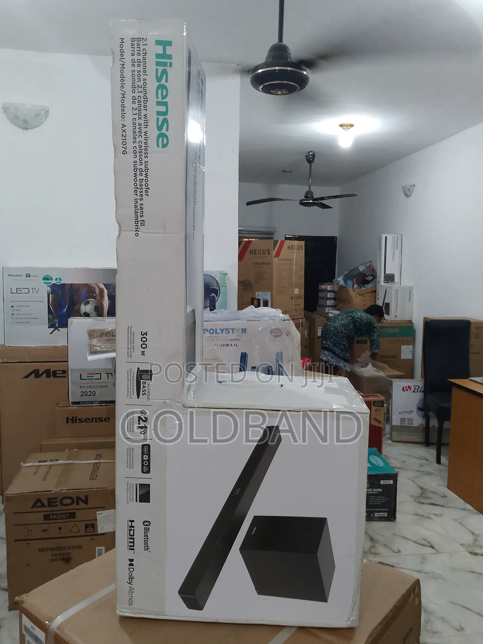 Newly Produced Hisense Sound Bar 300w (AUD2107G)