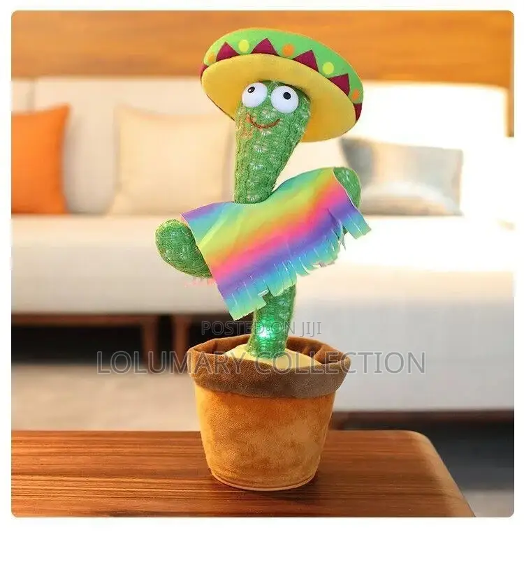 Baby Talking Toy Sing and Dance Cactus Voice Interactive Toy