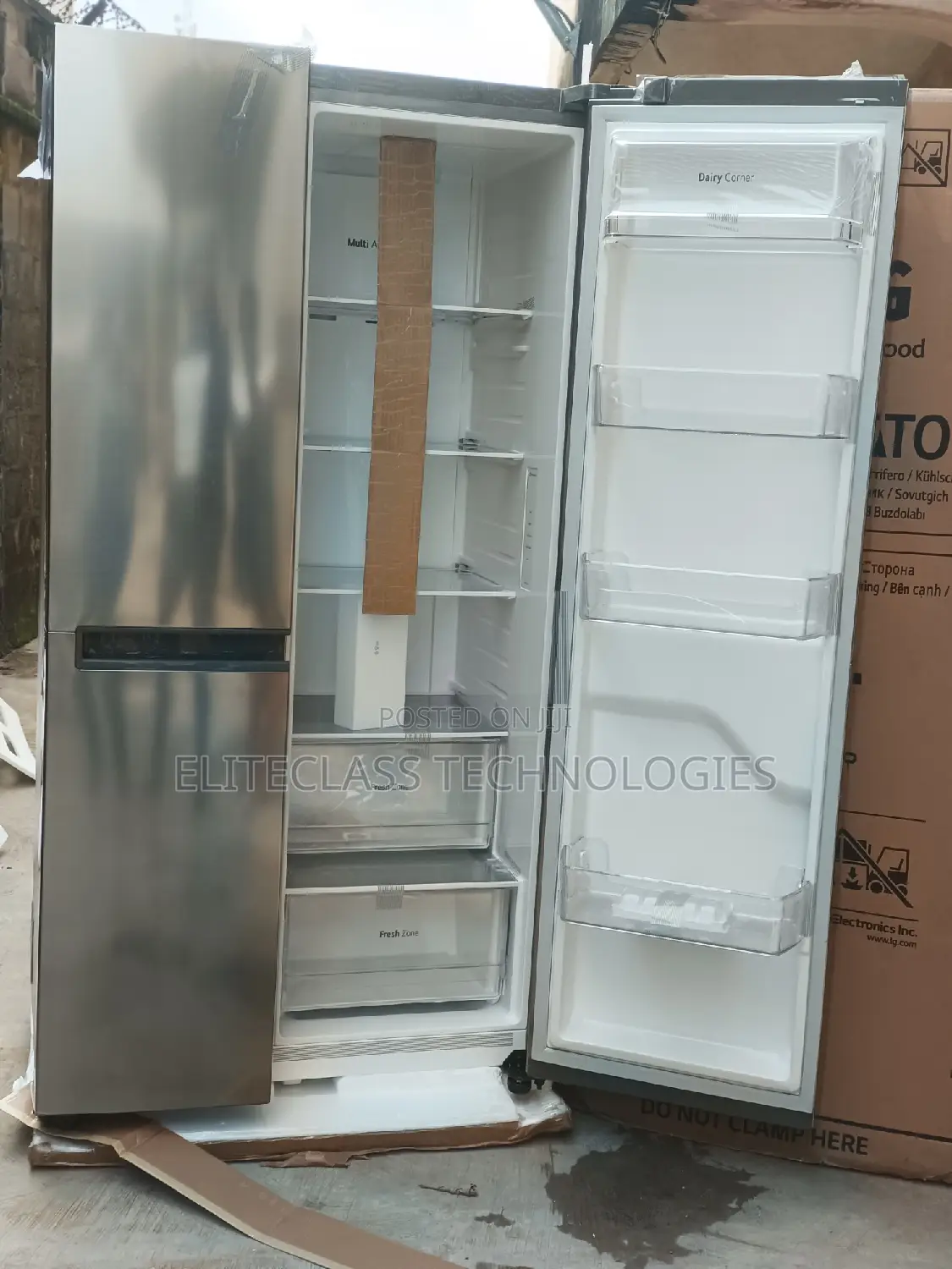 LG Side by Side Refrigerator REF257JLYL-B (Top Selling)