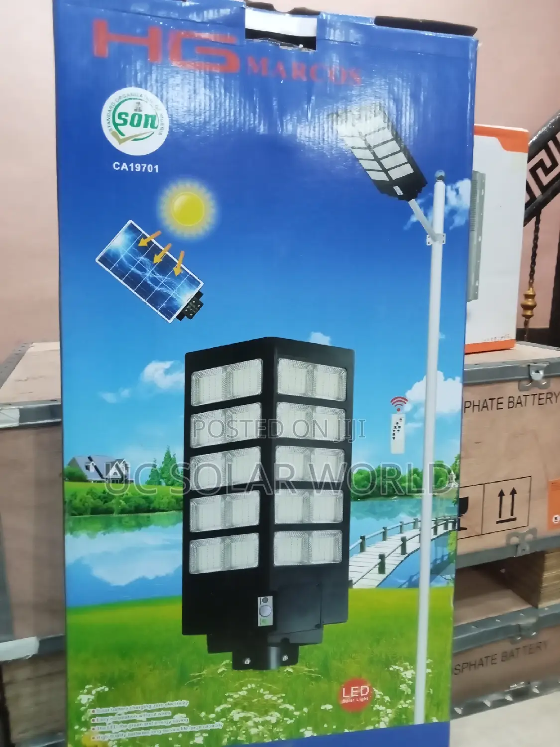 HG Marcos 2000w Led Solar Street Light