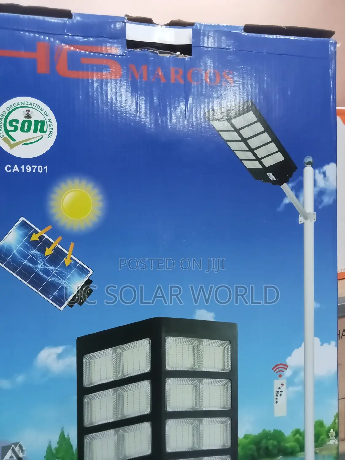 HG Marcos 2000w Led Solar Street Light