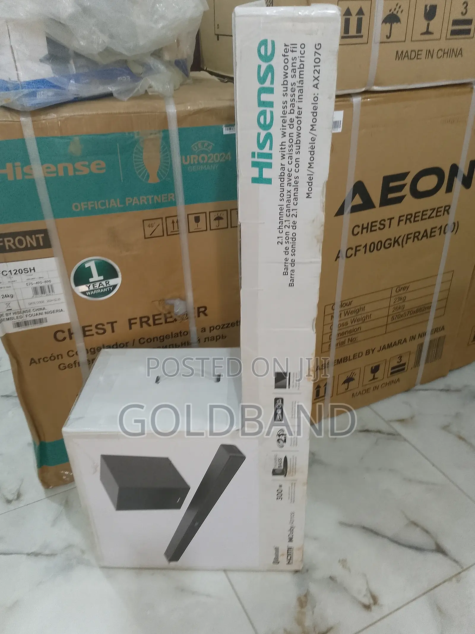 Original 300w Hisense Sound Bar (AUD2107G)