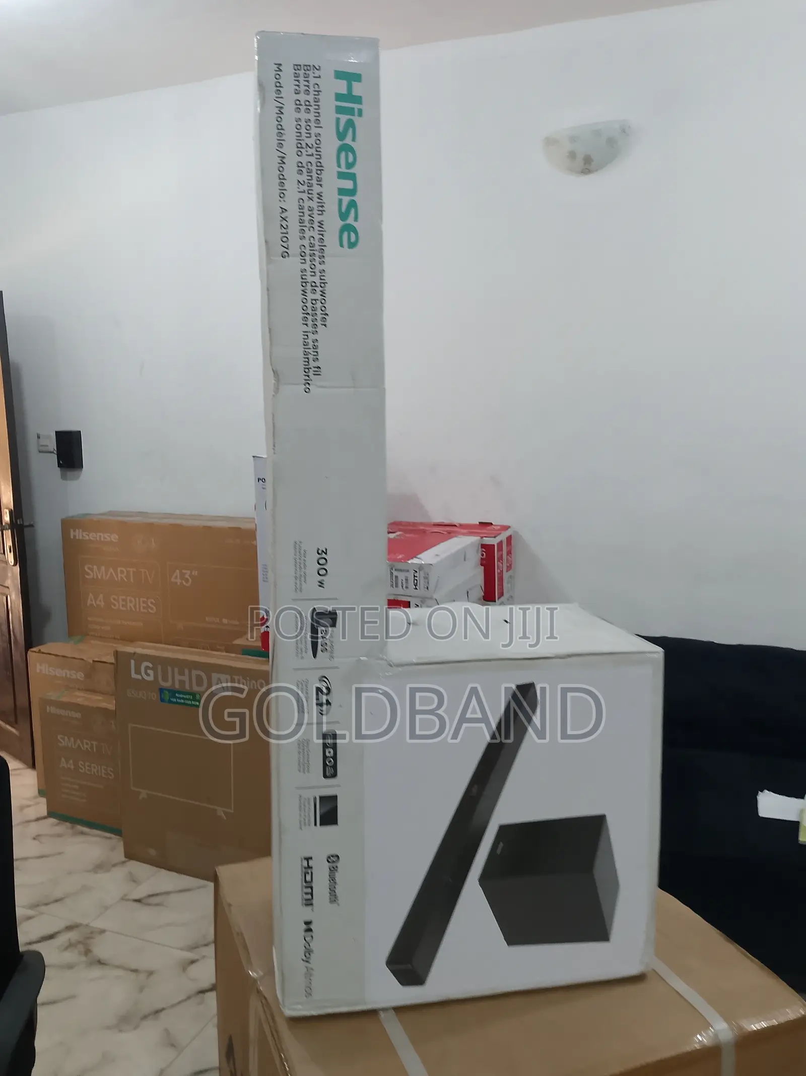 Most Efficient Sound Bar "HISENSE 300W AUD2107G"