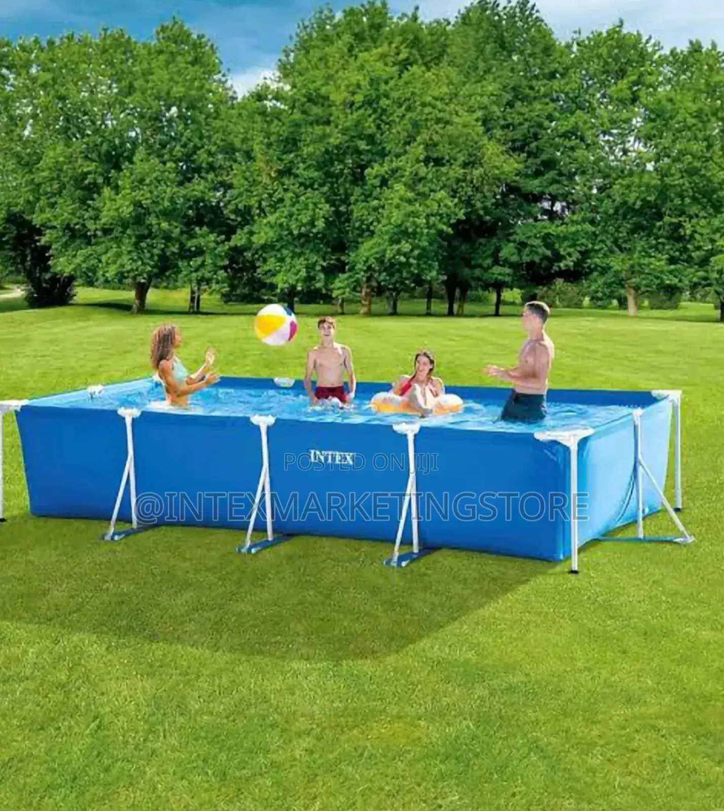 Intex Small Frame Rectangular Pool ( 14'7" X 7'2" X 33"