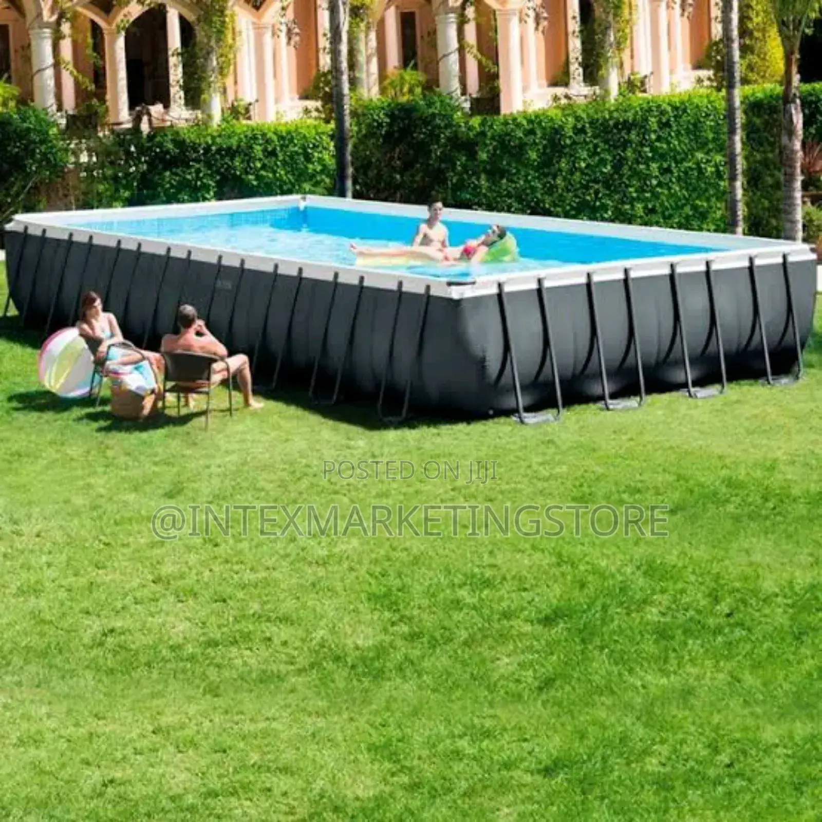 INTEX 32ft X 16ft X 52in Ultra XTR Rectangular Pool Set