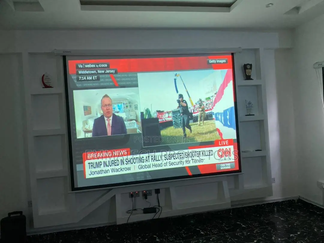 Projectors Tv Available In Our Offices.Lagos , Abuja ,Ibadan