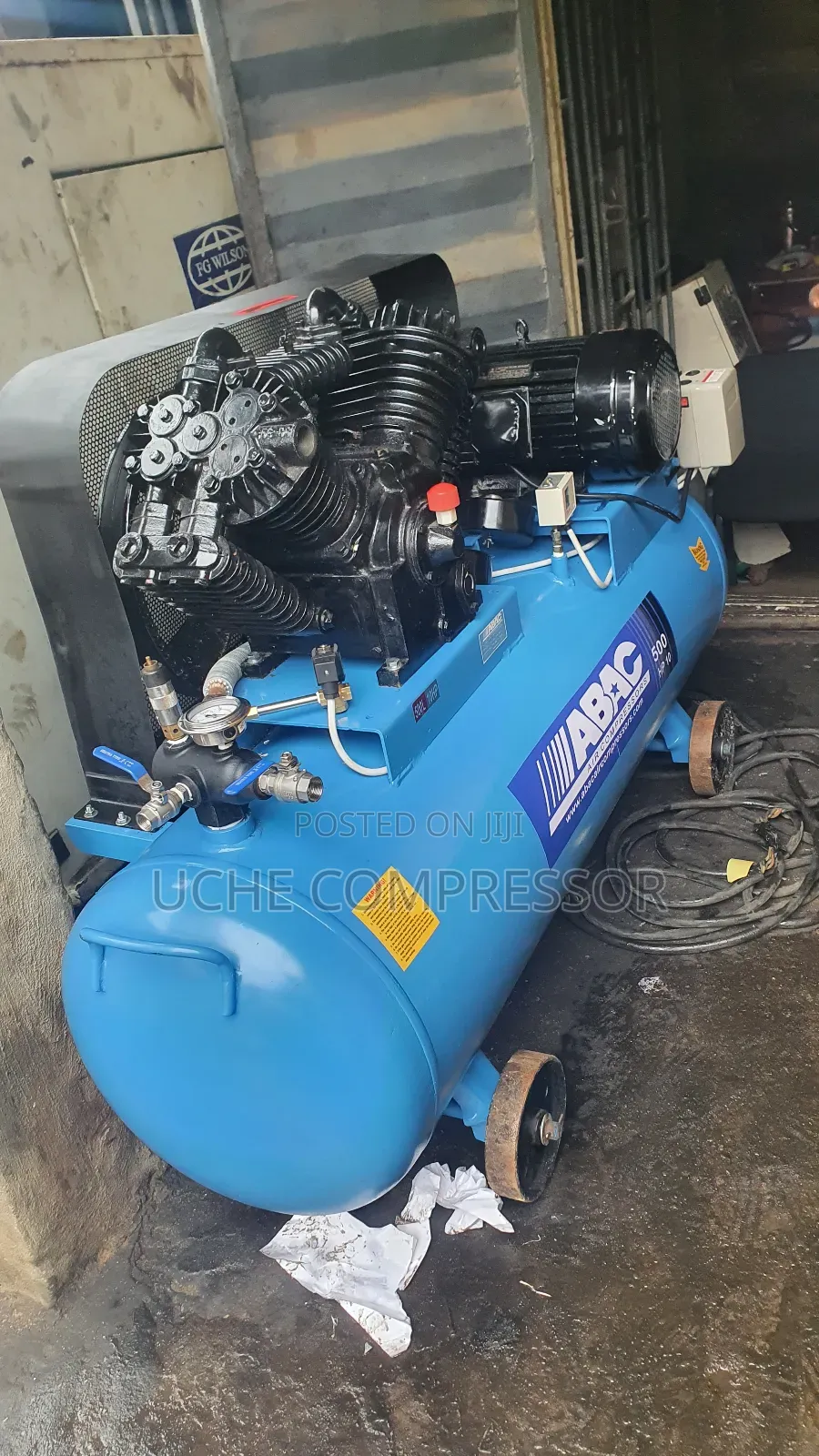 Air Compressor 500L 10hp 7.5kw 20bar Original One.