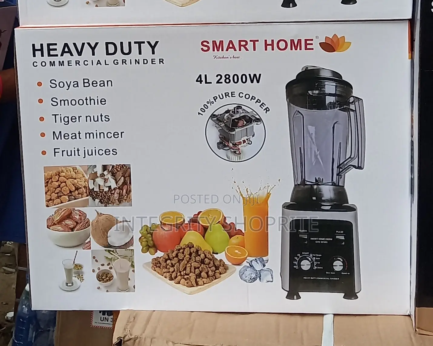 Smart Home Commercial Blender-4l-2800w