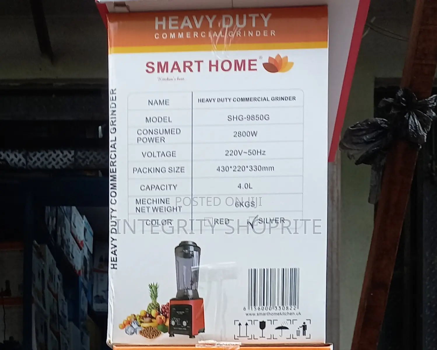 Smart Home Commercial Blender-4l-2800w