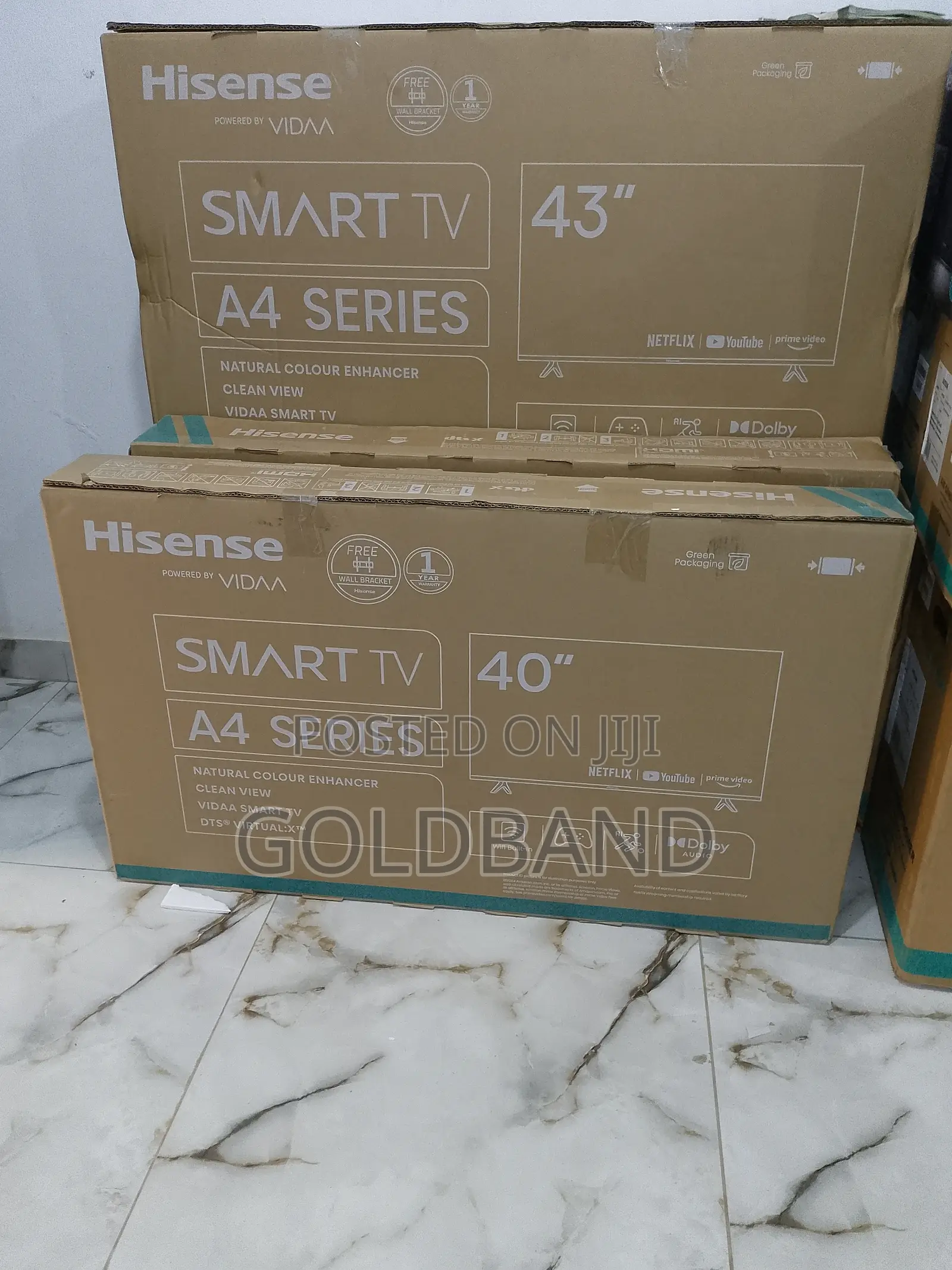 Cinematic 40" Hisense Tv (TV40A4K)
