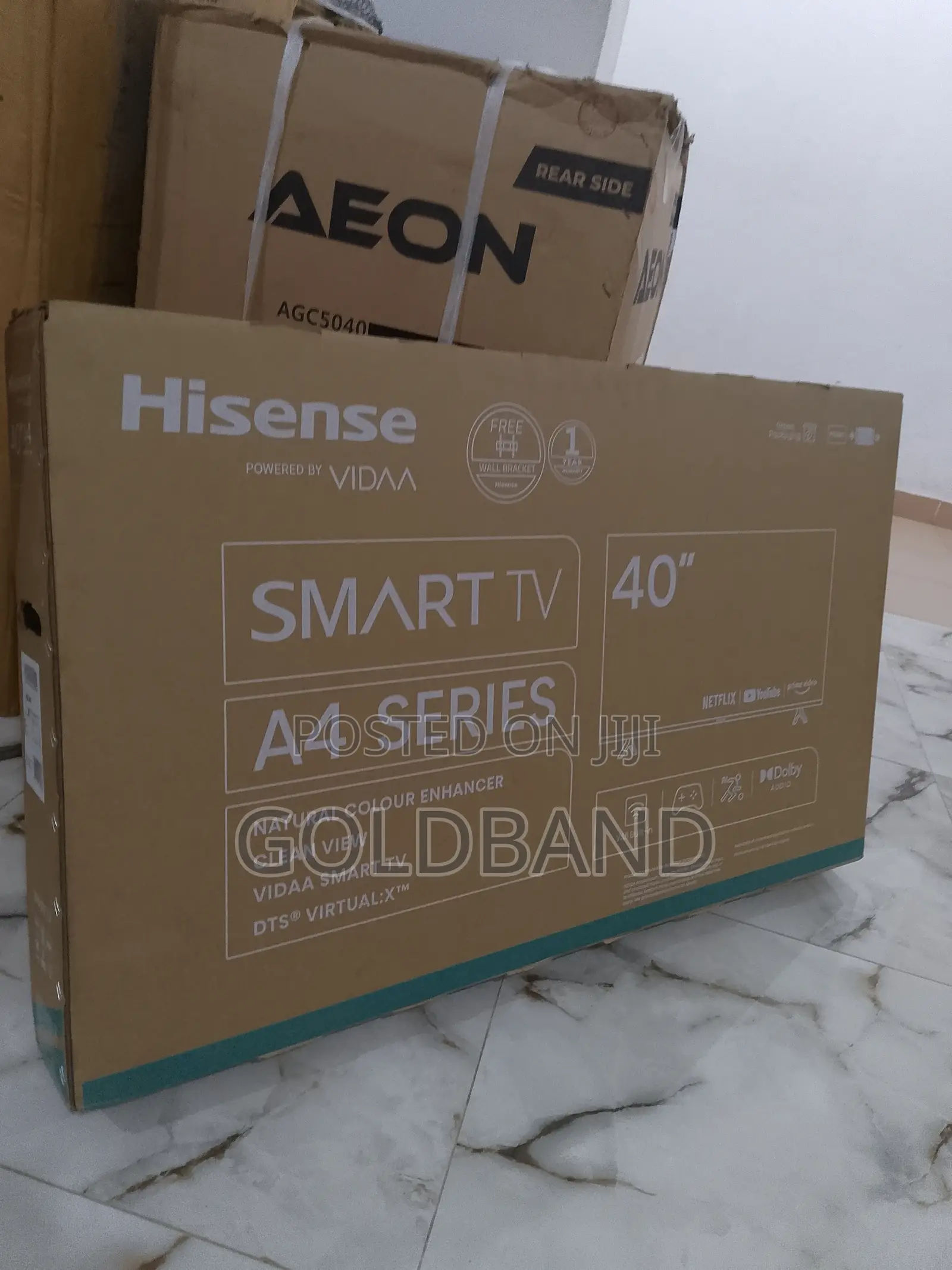 Cinematic 40" Hisense Tv (TV40A4K)