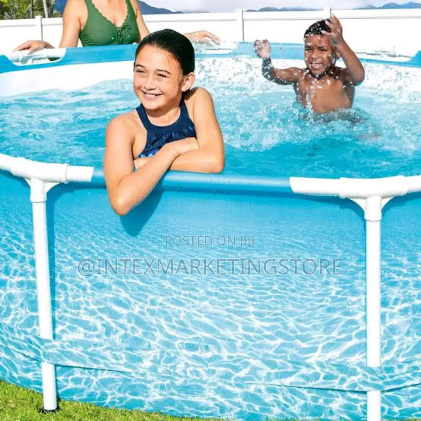 Intex 28208 10FT X 30IN Beachside Metal Frame Pool