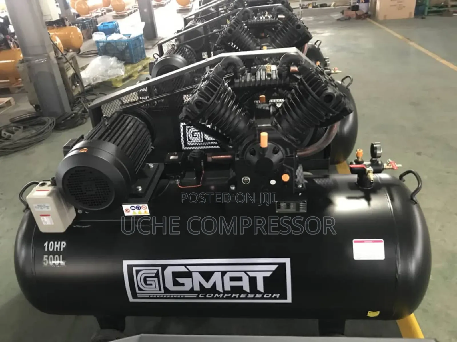 Air Compressor 500L 10hp 7.5kw 16bar Original One