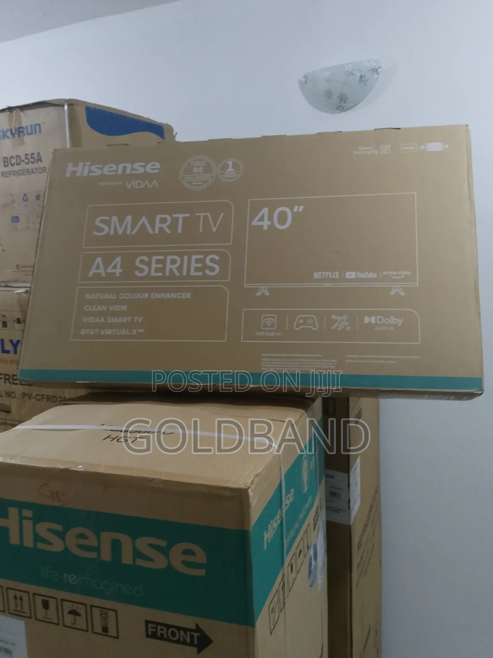 New-in-Stock 40" Hisense Smart TV (TV40A4K)
