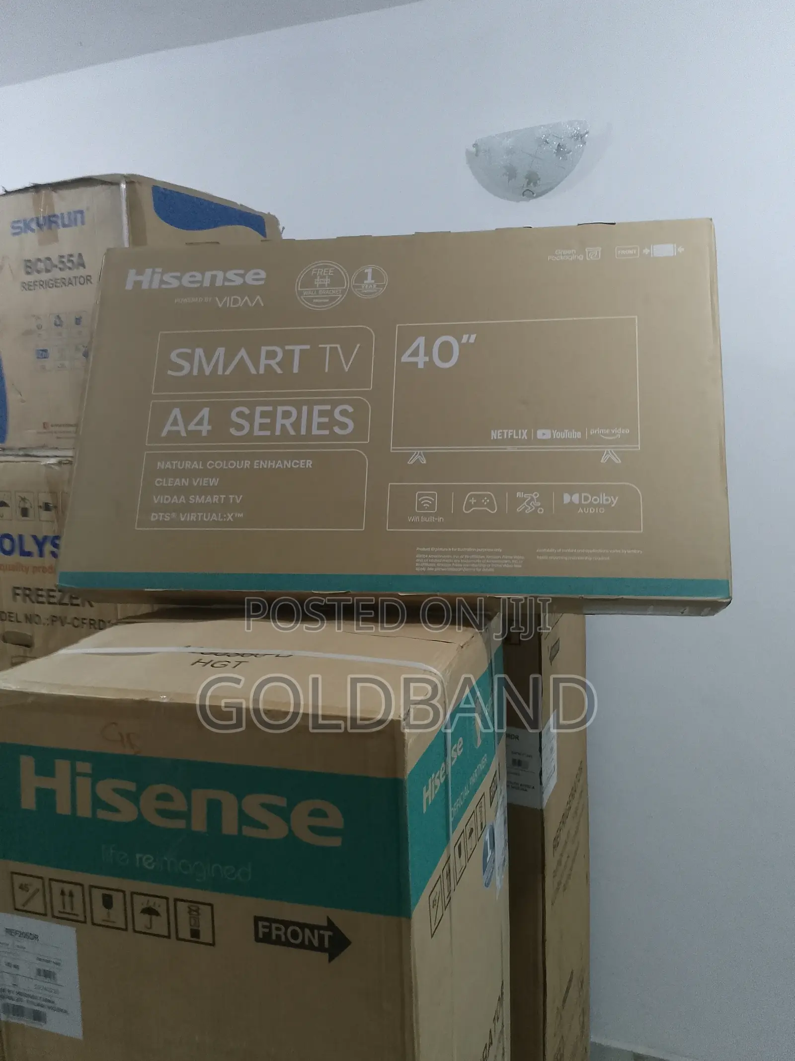 High-tech 40" Hisense Tv (TV40A4K)