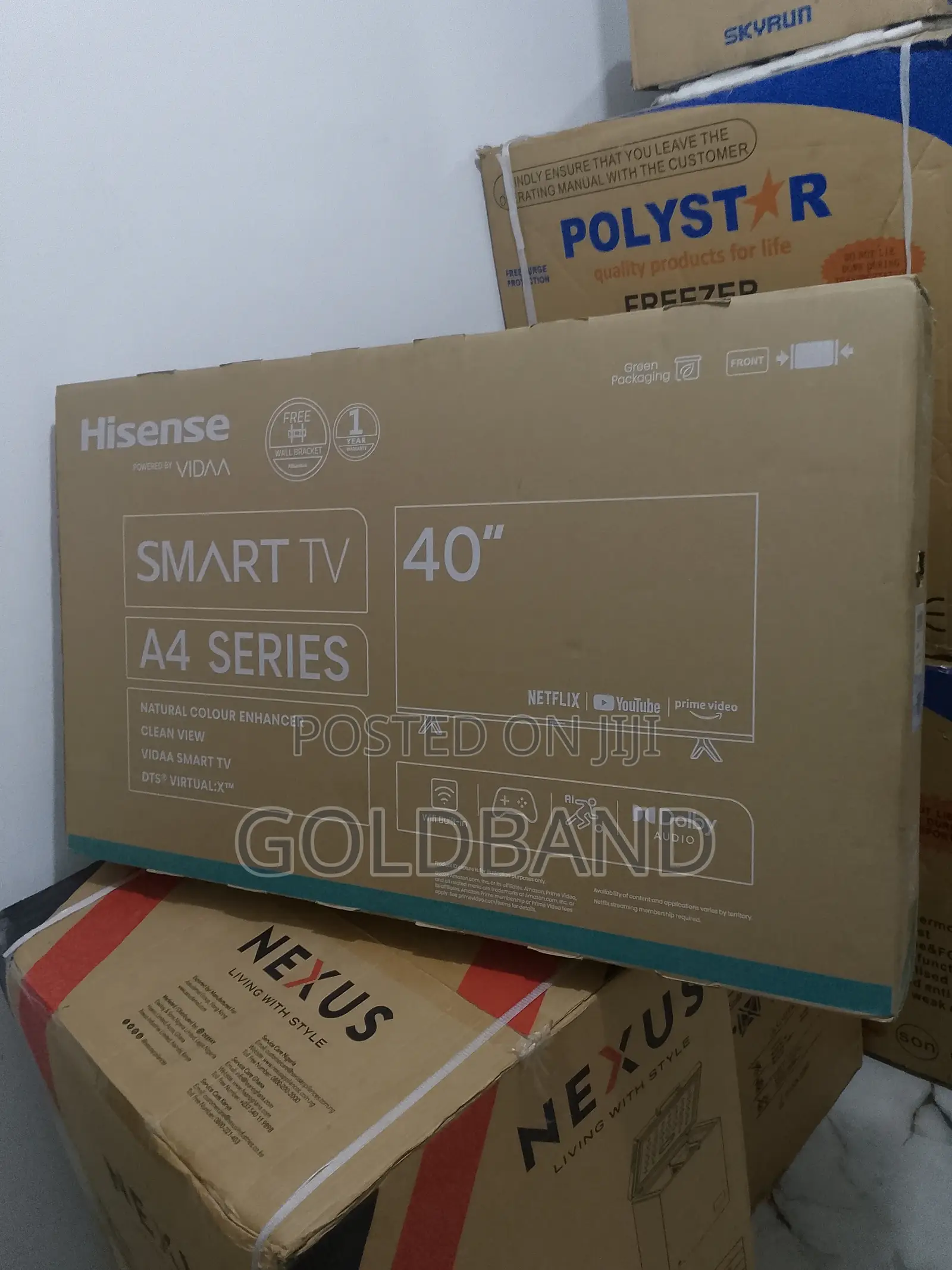 Top Selling 40" Hisense Smart Tv (TV40A4K)
