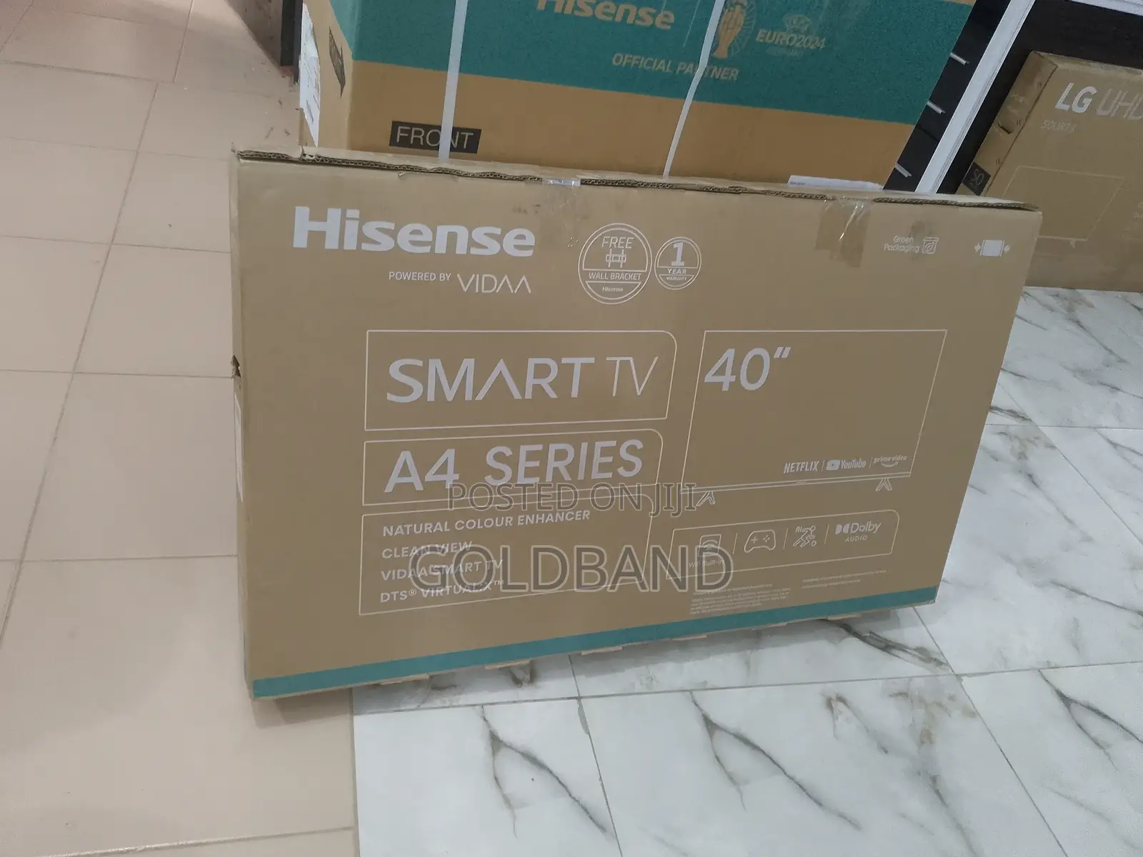 Bright 40" Hisense Smart Tv TV40A4K
