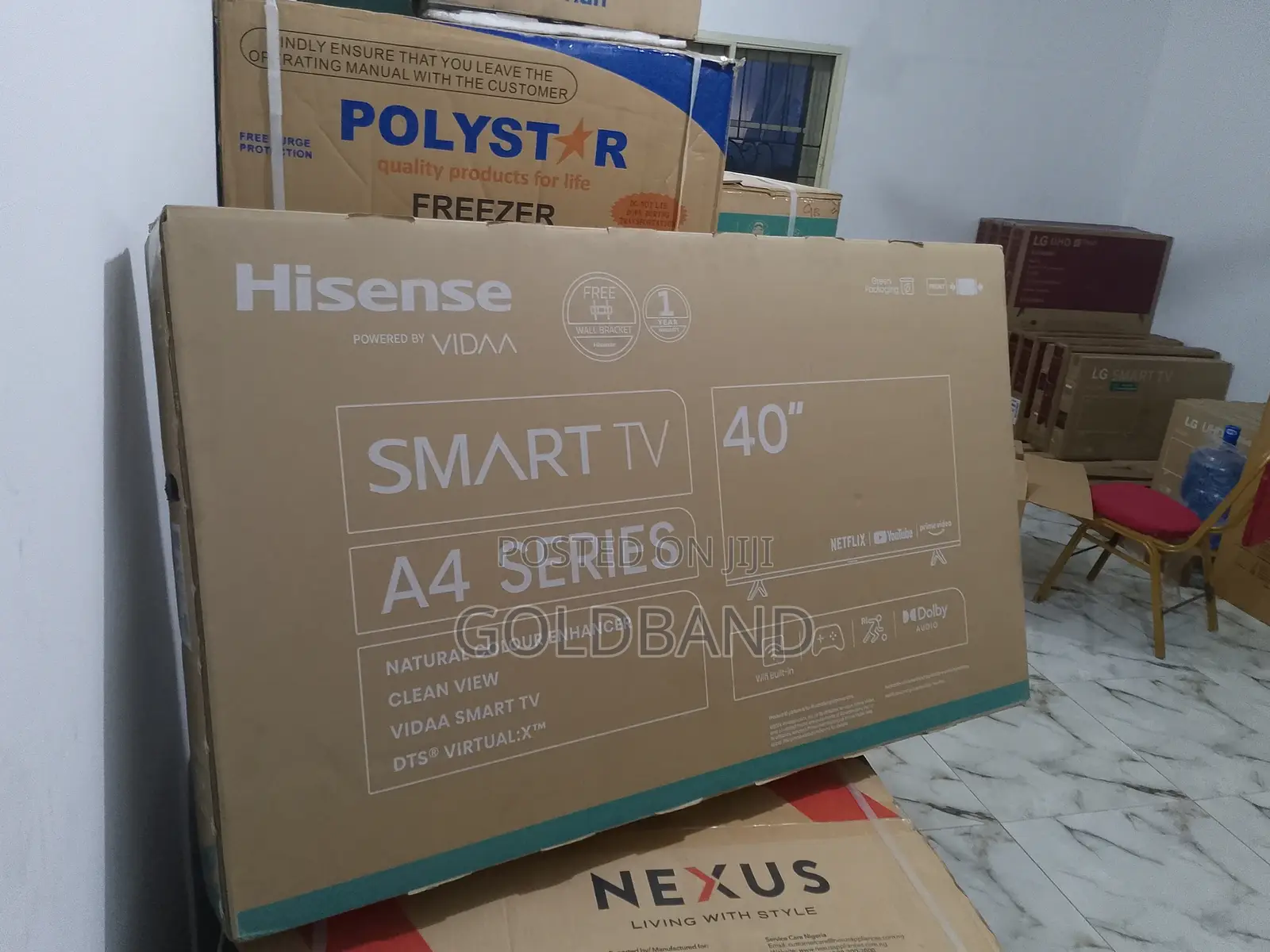 Smart 40" Hisense TV (TV40A4K)