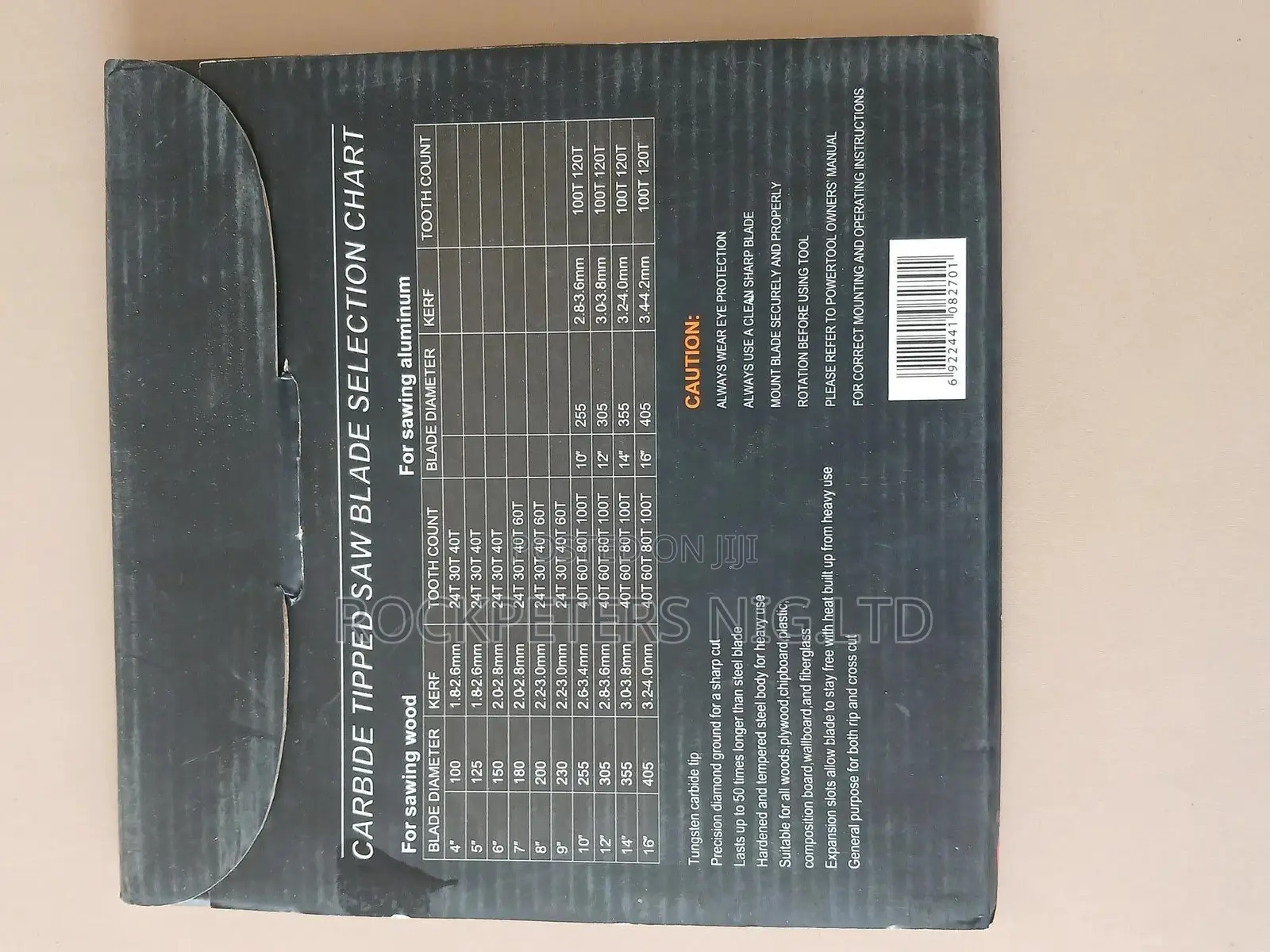 7 1⁄4 X 30 X 2.2 X 1.4 X 60T Carbide Teeth Saw Blade