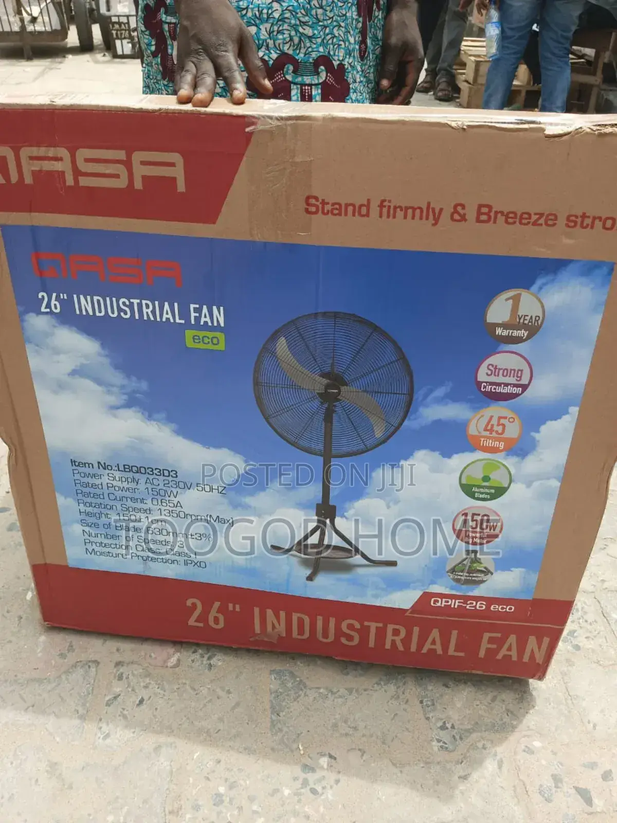 QASA Industrial 18"Fan